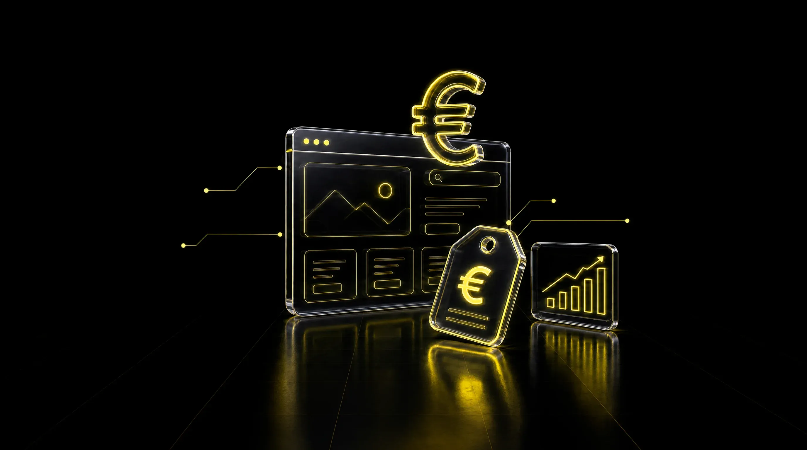 Was kostet eine Website in Österreich – Cover (Neon)
